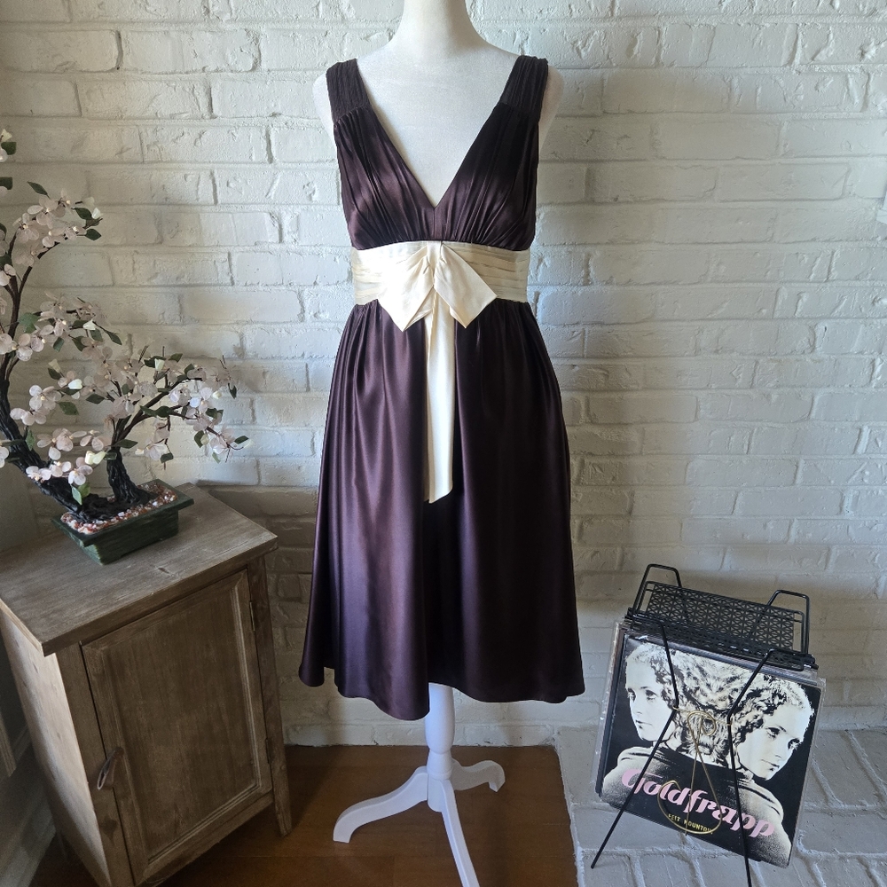 Vintage Rory Gilmore Y2K 100% Silk Shelli Segal Dress, Party - Picture 13 of 13